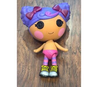 Lalaloopsy Littles Doll Rain E. Sky 7" Doll w/ Shoes Purple Hair Bows 2014 MGA
